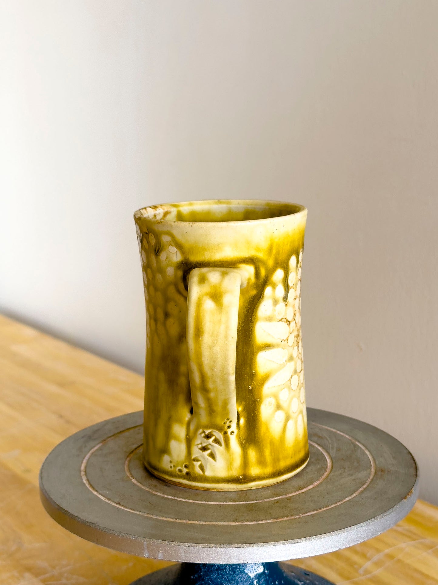 Handmade Mug - Amber Ash #3 - OOAK
