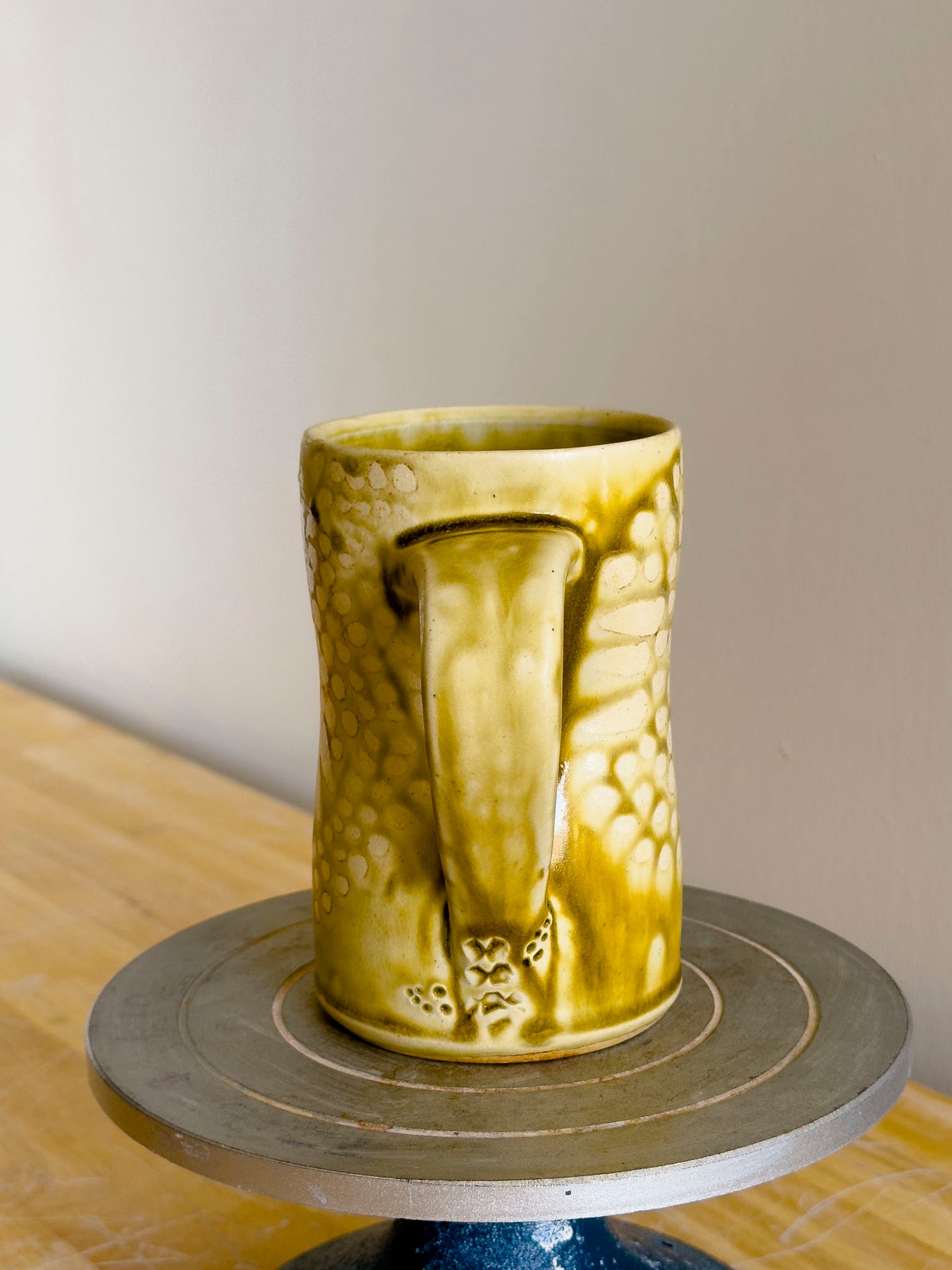 Handmade Mug - Amber Ash #4 - OOAK