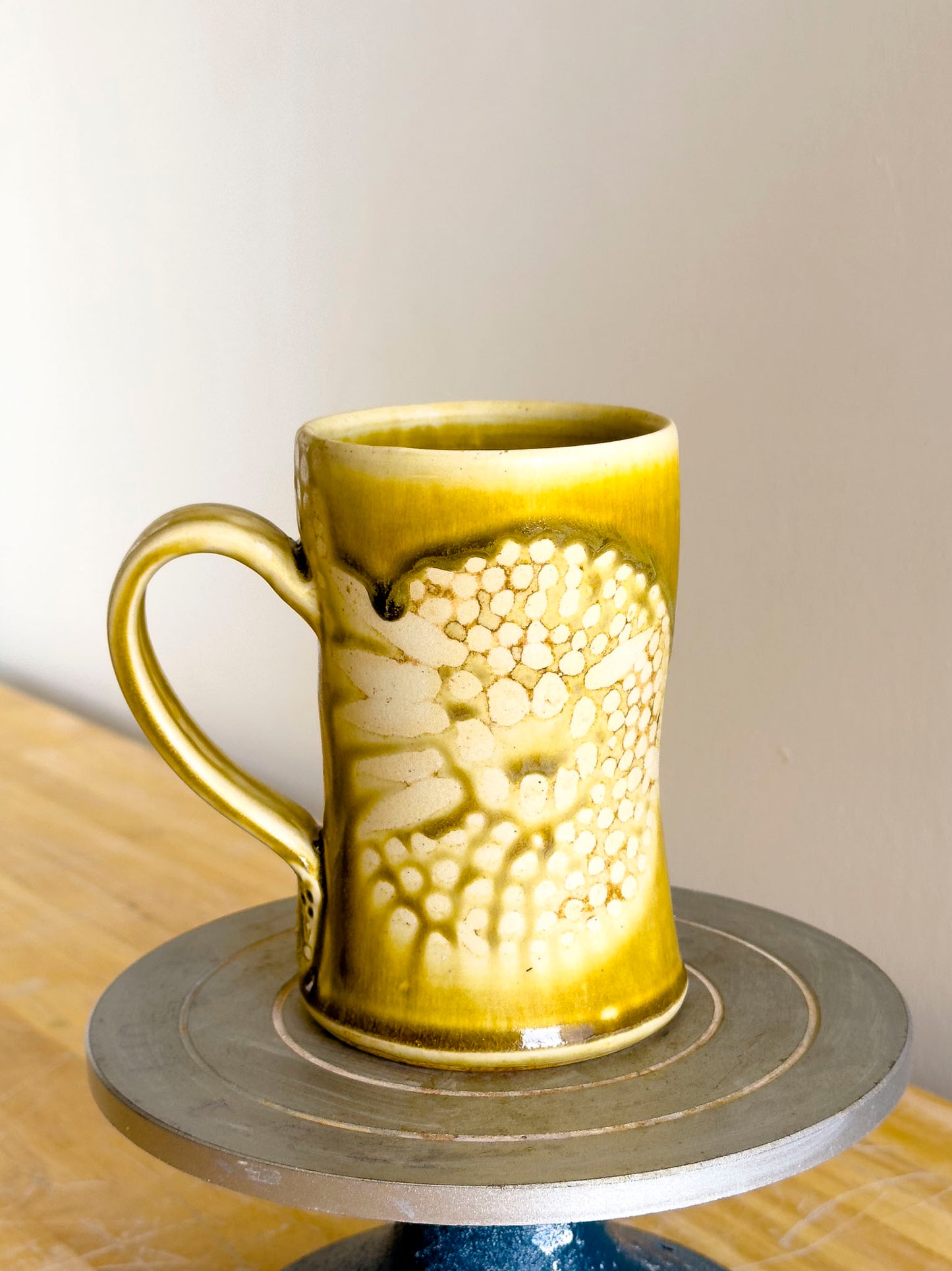 Handmade Mug - Amber Ash #5 - OOAK