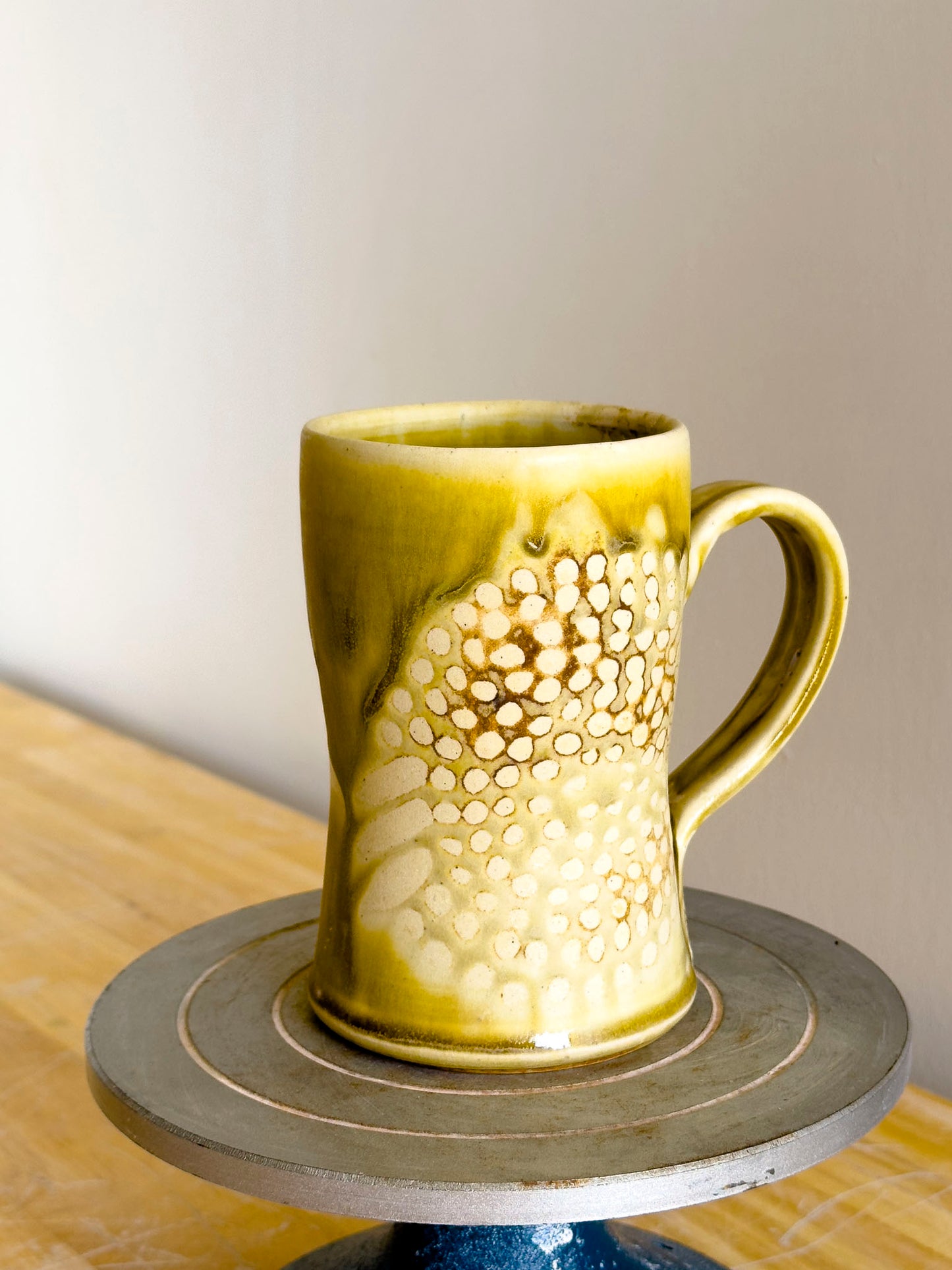 Handmade Mug - Amber Ash #5 - OOAK