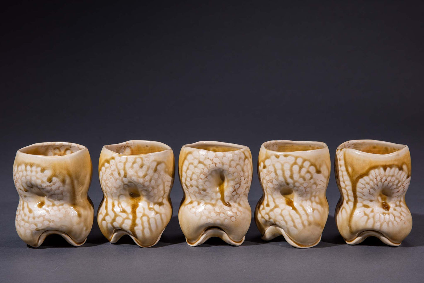 Seloura Ceramic Cup Set - Amber Ash