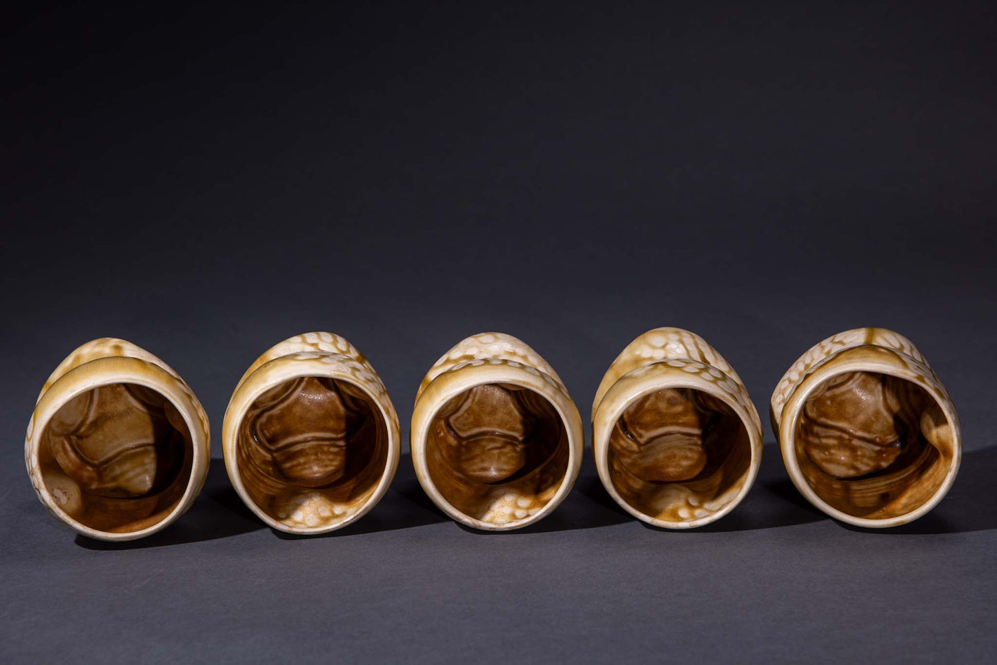 Seloura Ceramic Cup Set - Amber Ash