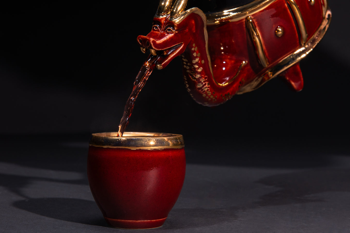 Uncle Iroh's Tea Set - Red Dragon