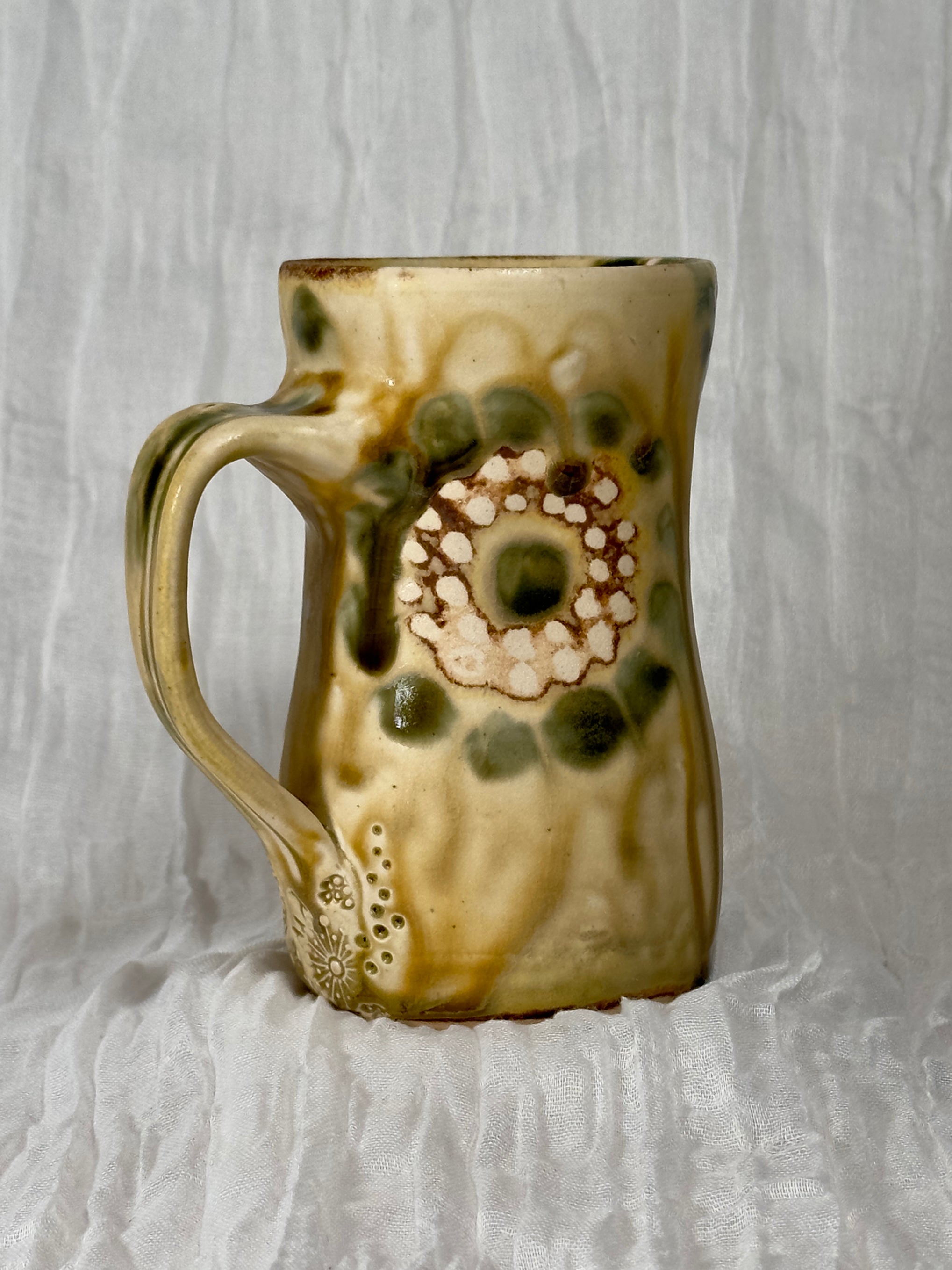 Handmade Mug 24 oz- Amber Onyx #1 - Jordan King Clay