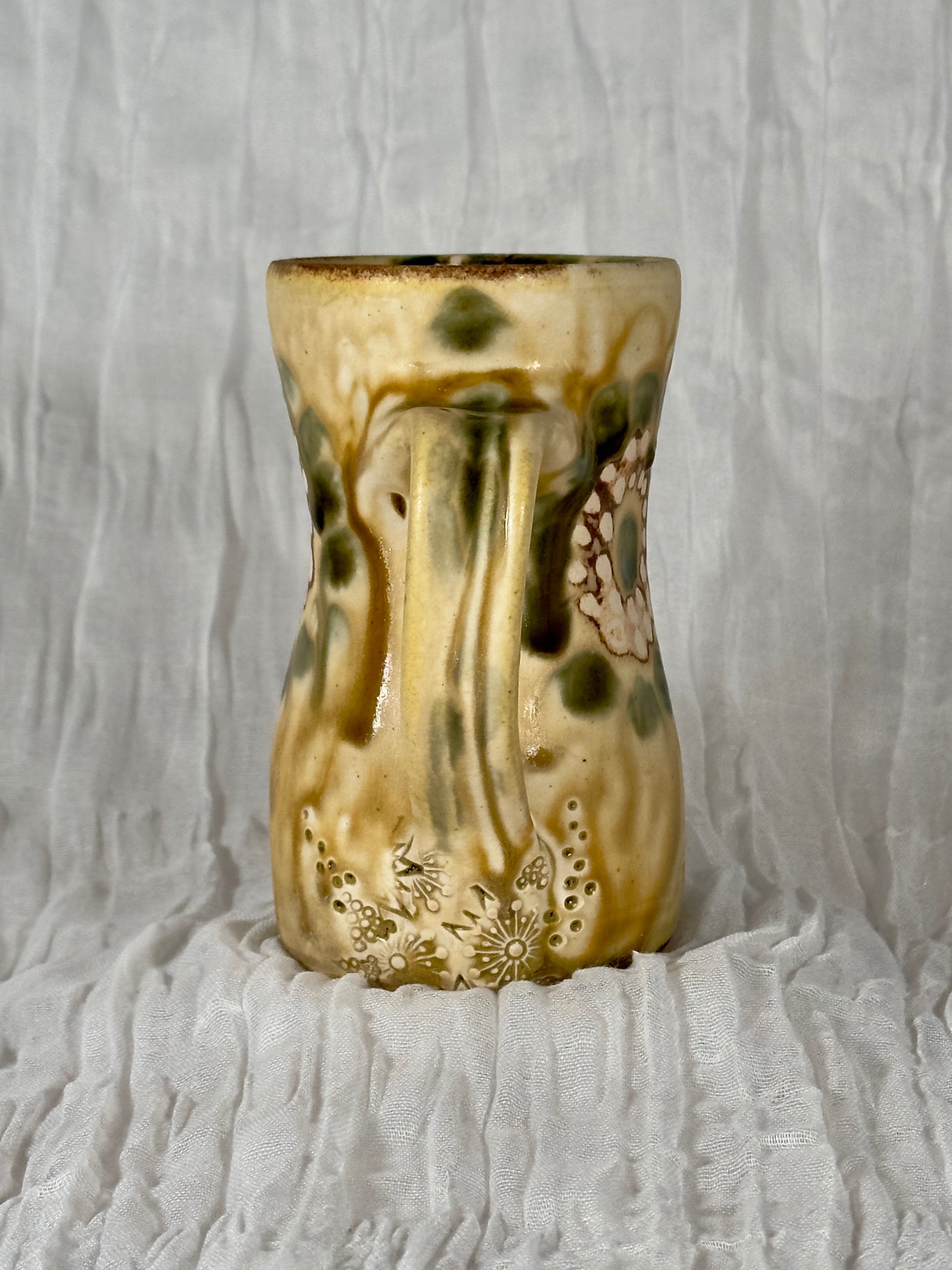 Handmade Mug 24 oz- Amber Onyx #1 - Jordan King Clay