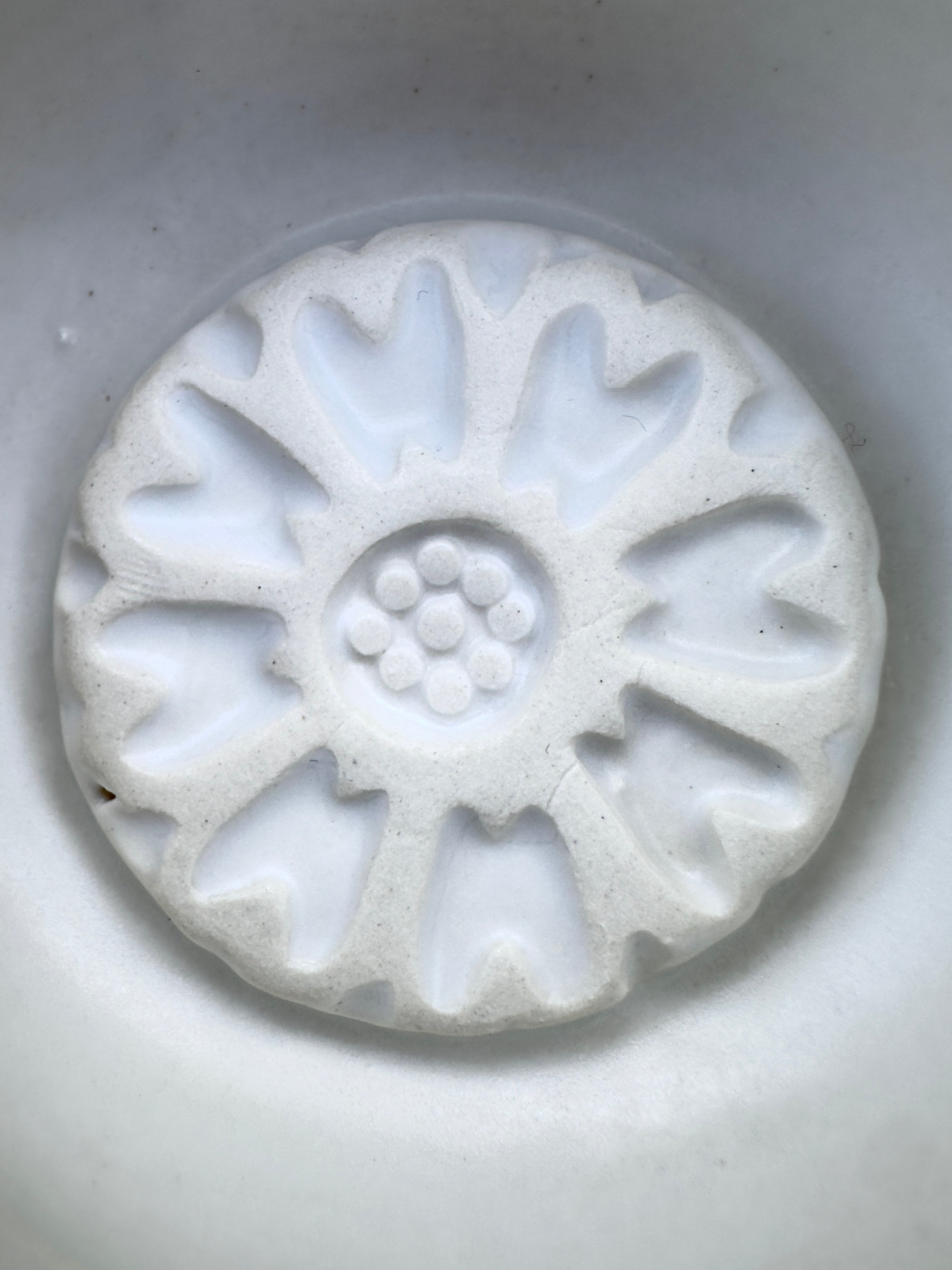 White Lotus Pendant - A symbol of Peace & Resistance - Jordan King Clay