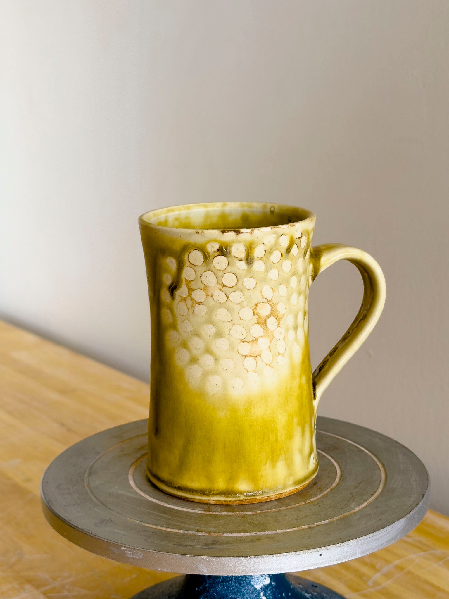 amber ash ceramic mug