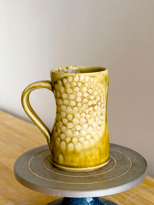 Handmade Mug - Amber Ash #4 - OOAK