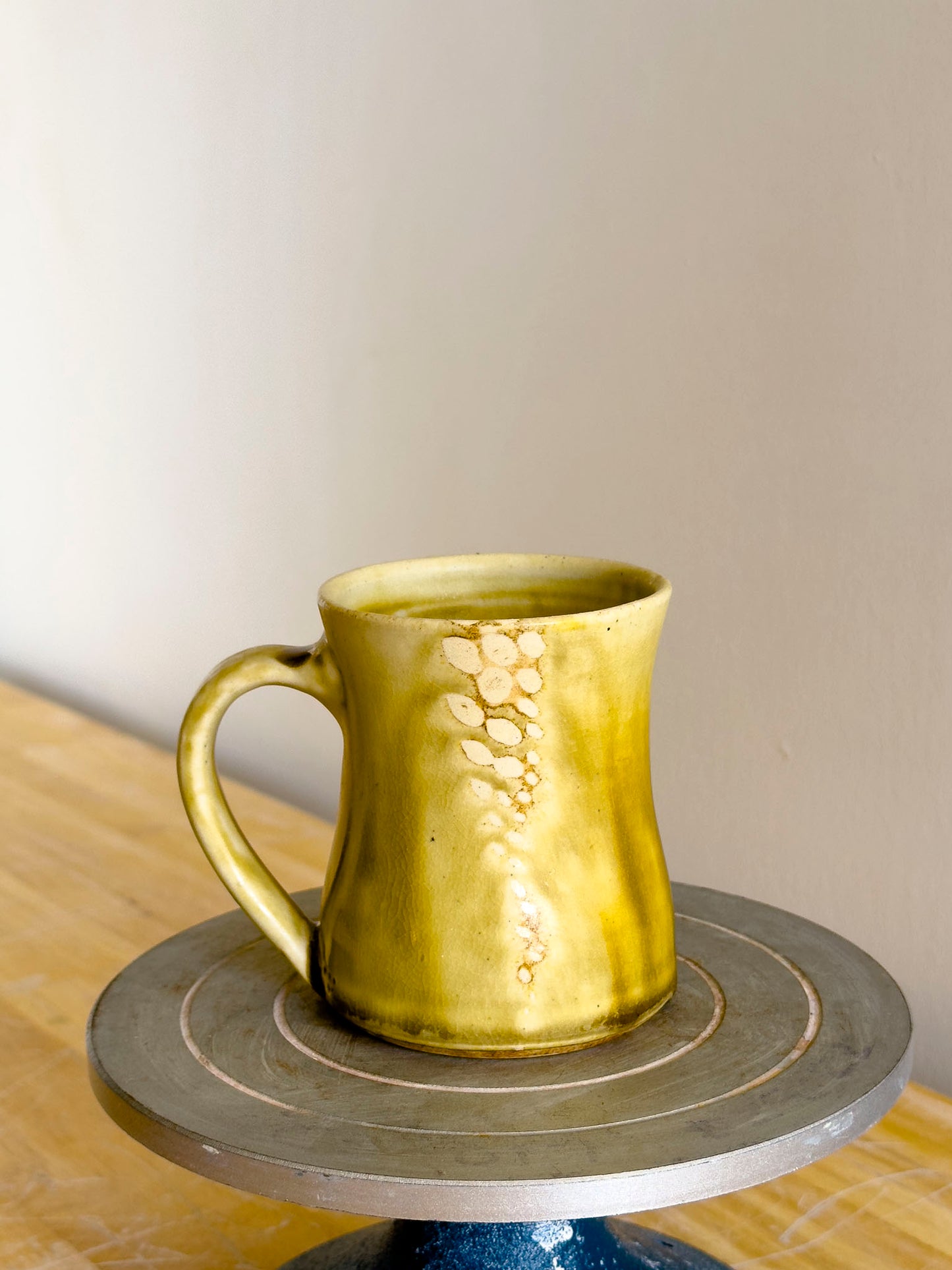Handmade Mug - Amber Ash #6 - OOAK