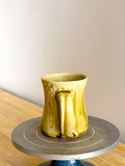 Handmade Mug - Amber Ash #6 - OOAK