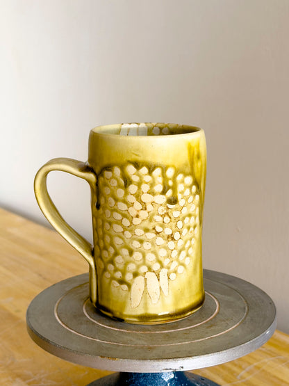 Handmade Mug - Amber Ash #7 - OOAK