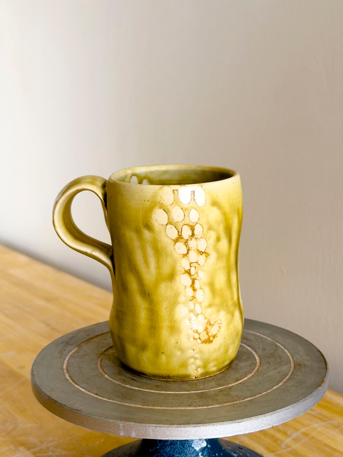 Handmade Mug - Amber Ash #8 - OOAK