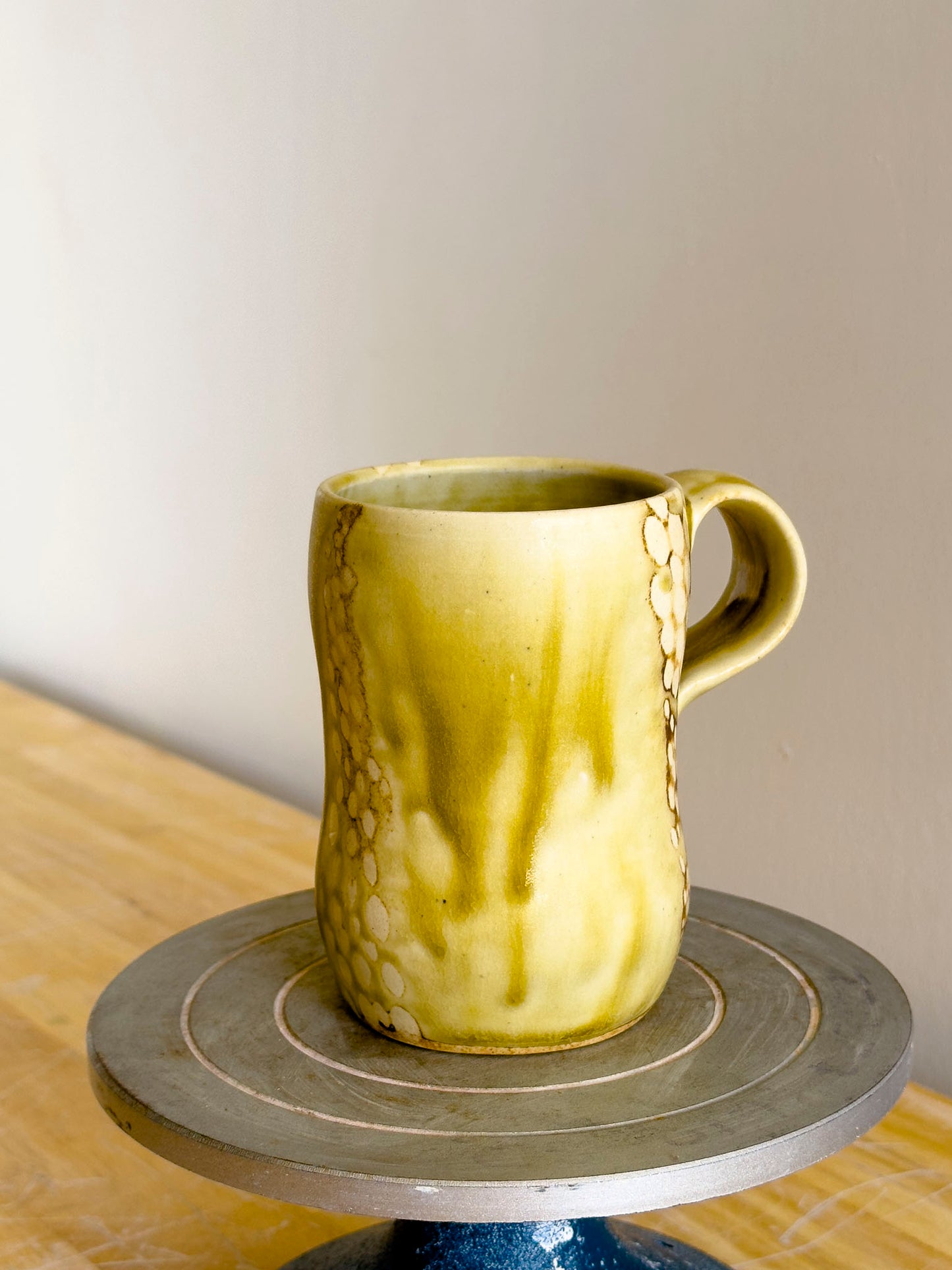 Handmade Mug - Amber Ash #8 - OOAK