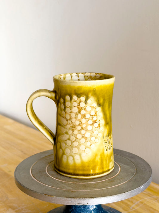Handmade Mug - Amber Ash #3 - OOAK