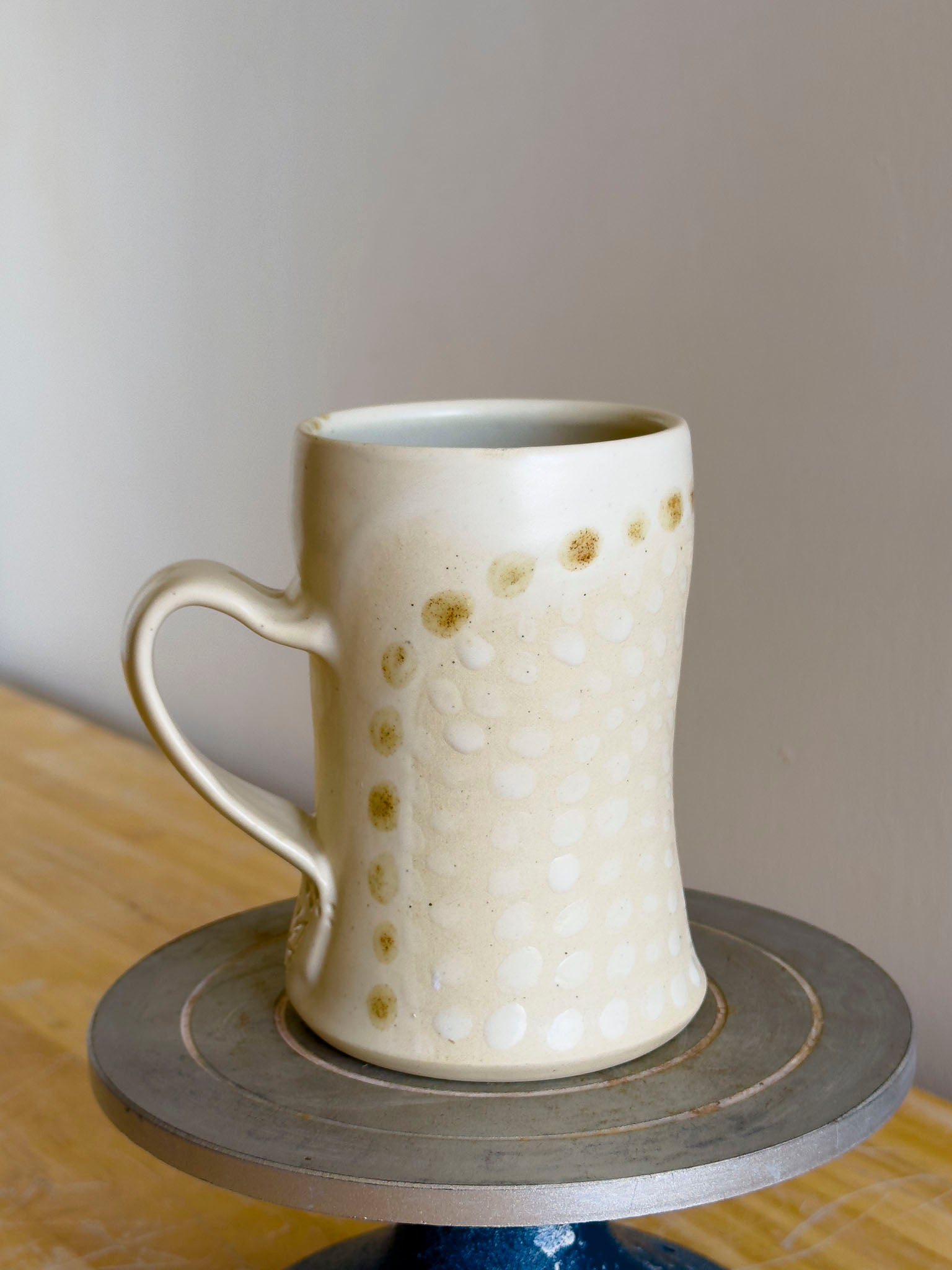 Handmade Mug - Frosted Earth w/ Cinnamon Bloom #2 - Jordan King Clay