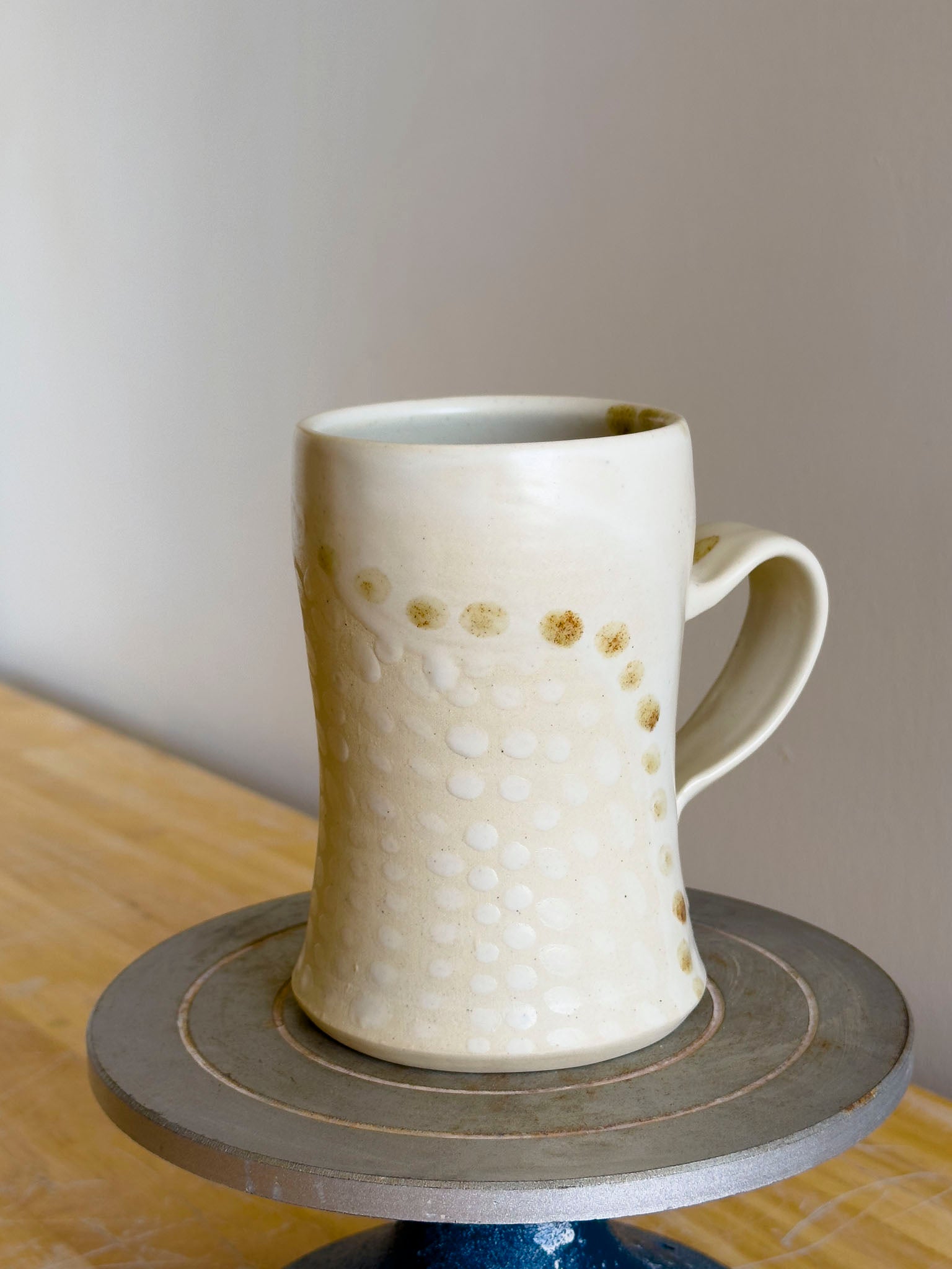 Handmade Mug - Frosted Earth w/ Cinnamon Bloom #2 - Jordan King Clay