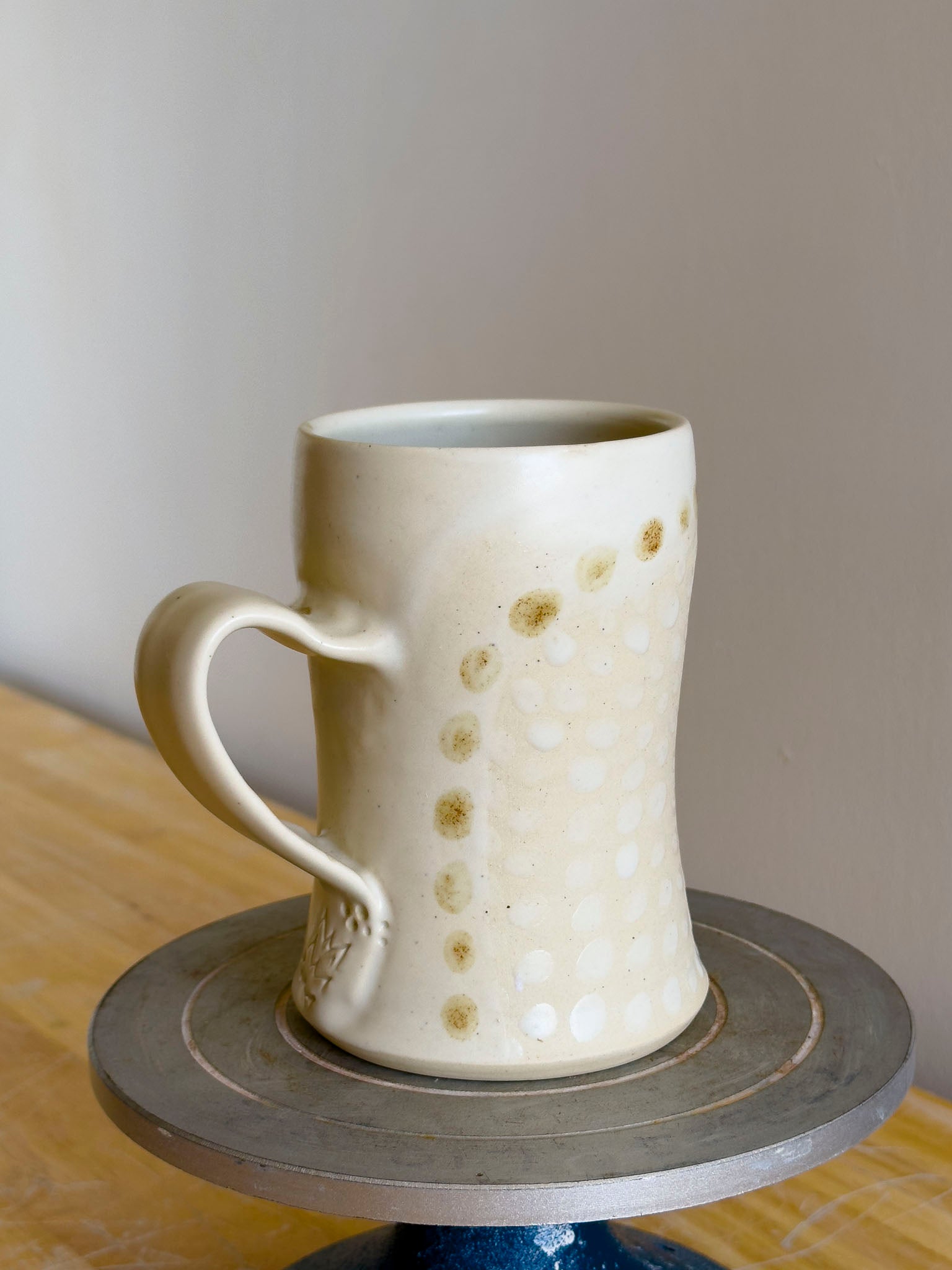 Handmade Mug - Frosted Earth w/ Cinnamon Bloom #2 - Jordan King Clay