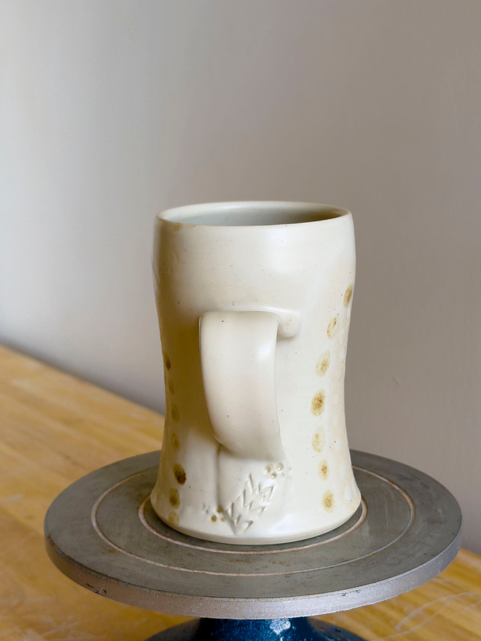 Handmade Mug - Frosted Earth w/ Cinnamon Bloom #2 - Jordan King Clay