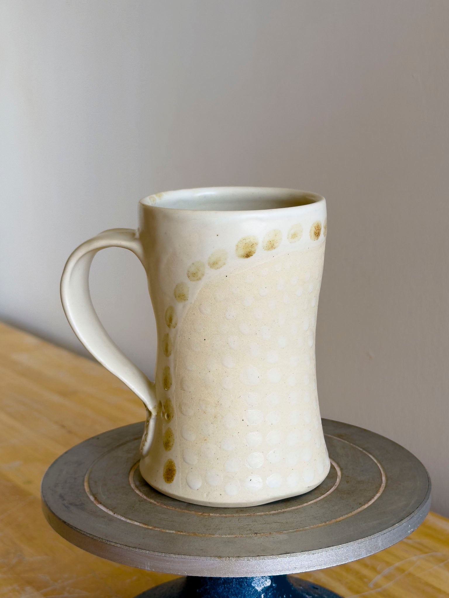 Handmade Mug - Frosted Earth w/ Cinnamon Bloom #1 - Jordan King Clay