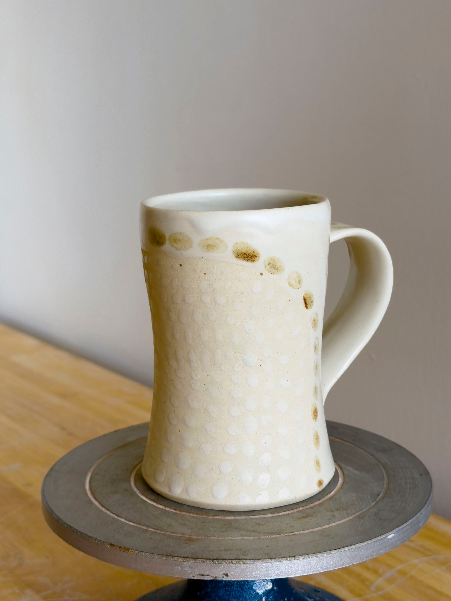 Handmade Mug - Frosted Earth w/ Cinnamon Bloom #1 - Jordan King Clay