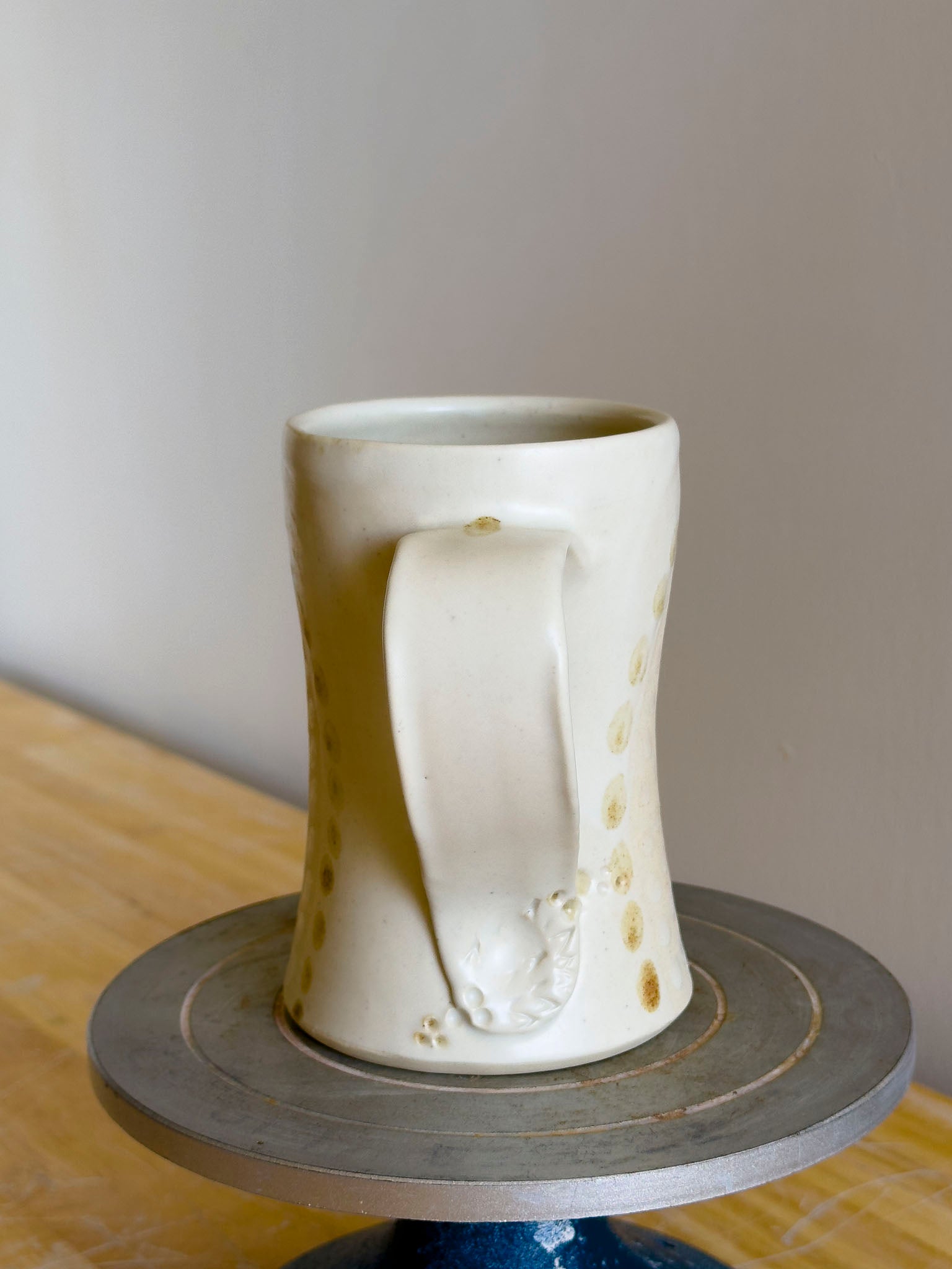 Handmade Mug - Frosted Earth w/ Cinnamon Bloom #1 - Jordan King Clay