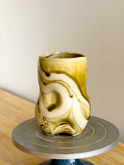Handmade Cup - Amber Ash Seloura #7 - OOAK