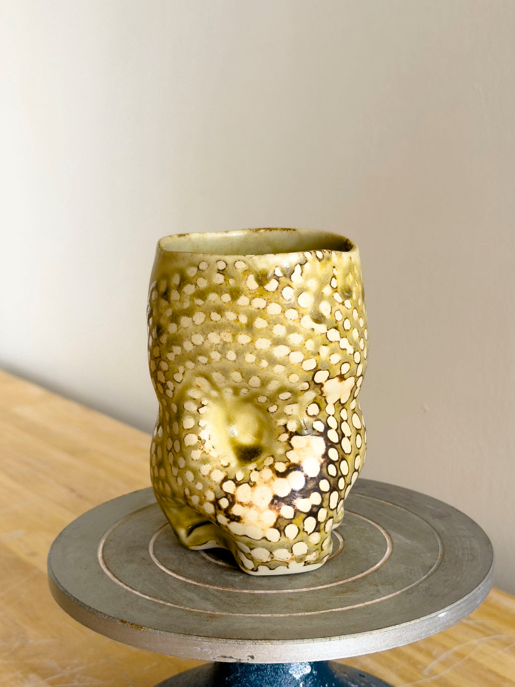 Handmade Cup - Amber Ash Seloura #2 - Jordan King Clay