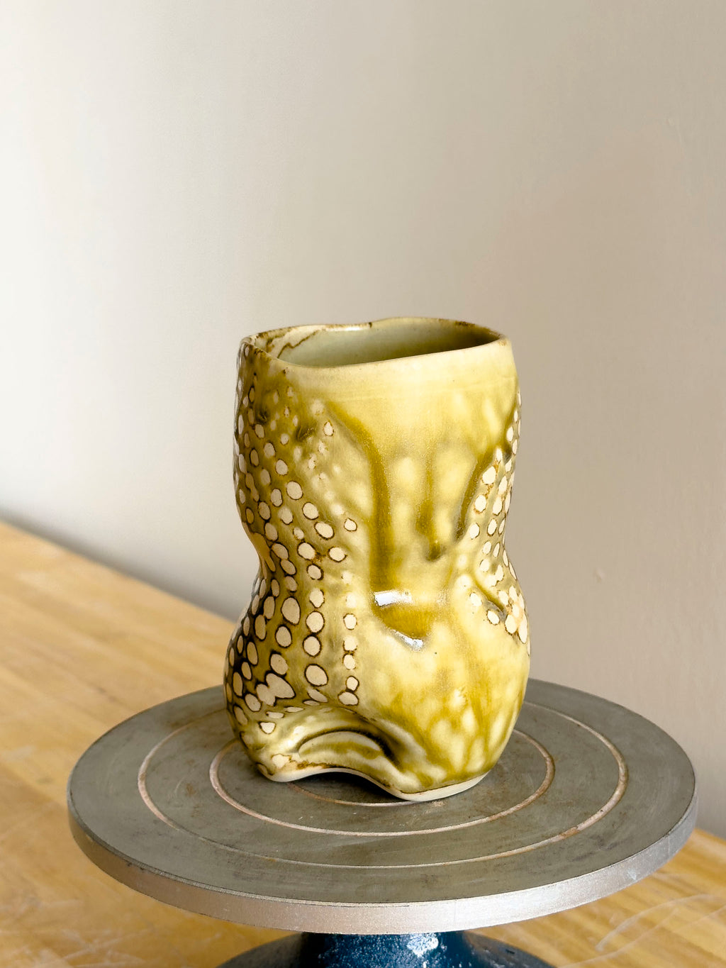 Handmade Cup - Amber Ash Seloura #2 - Jordan King Clay