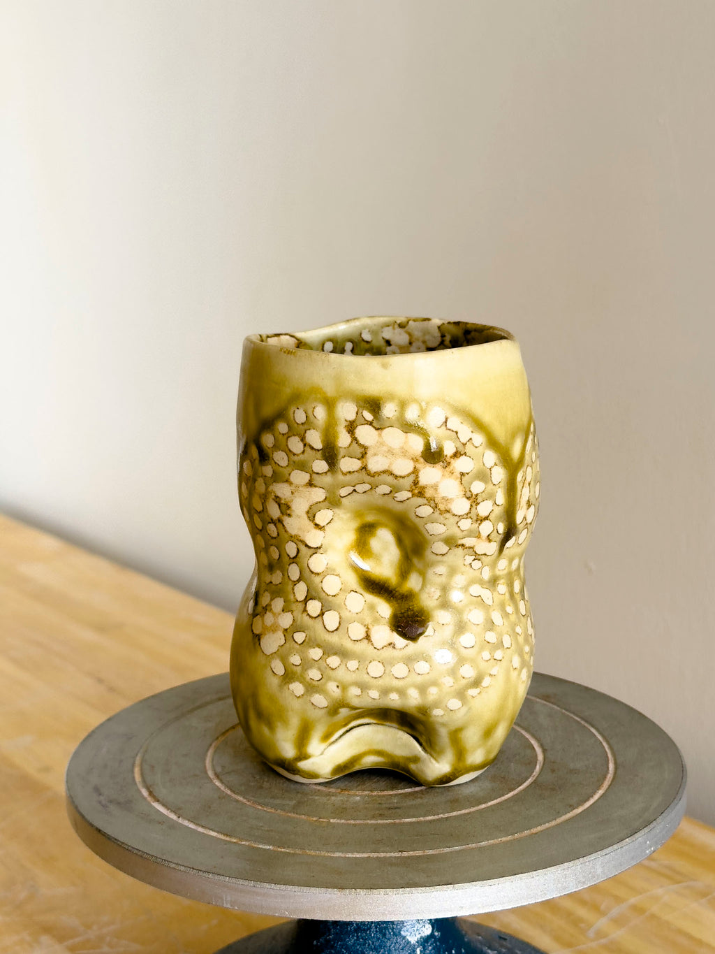 Handmade Cup - Amber Ash Seloura #2 - Jordan King Clay