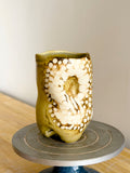 Handmade Cup - Amber Ash Seloura #3 - Jordan King Clay