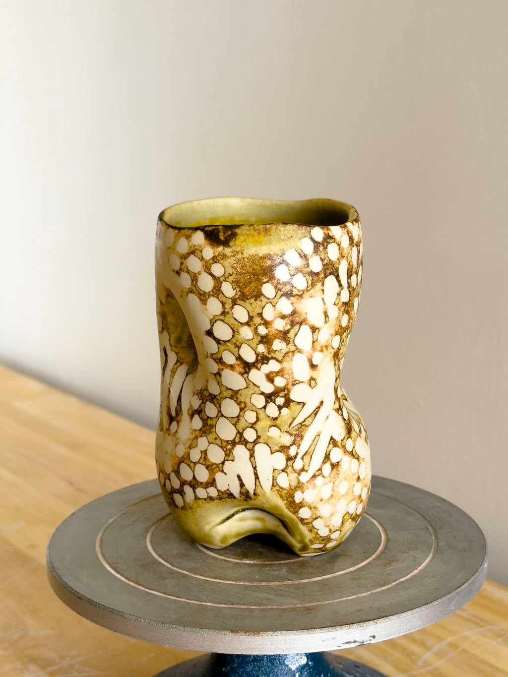 Handmade Cup - Amber Ash Seloura #3 - Jordan King Clay