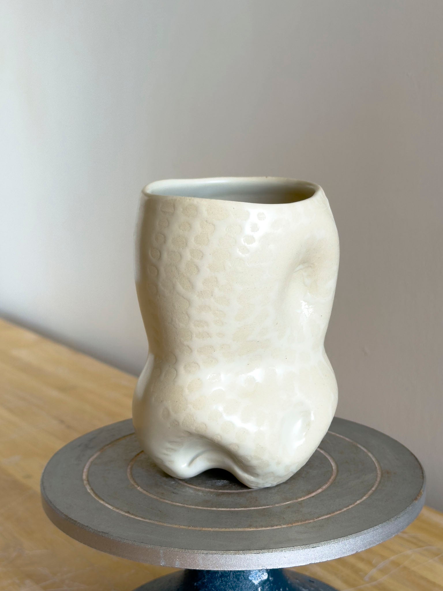 Handmade Cup - Frosted Earth Seloura #1 - Jordan King Clay