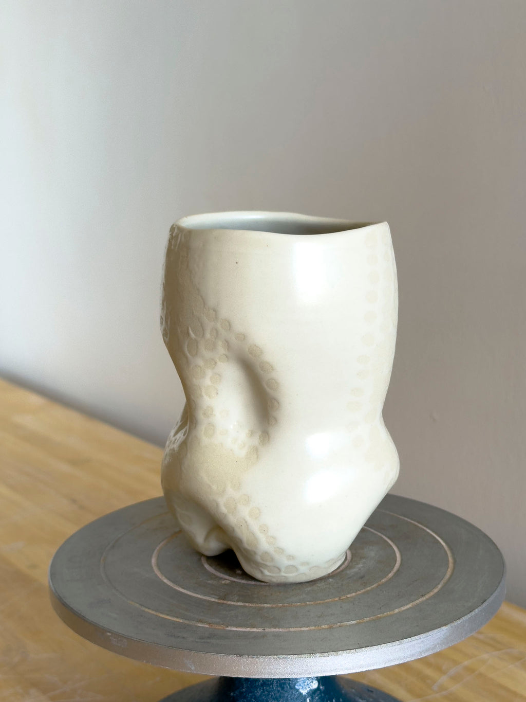 Handmade Cup - Frosted Earth Seloura #1 - Jordan King Clay