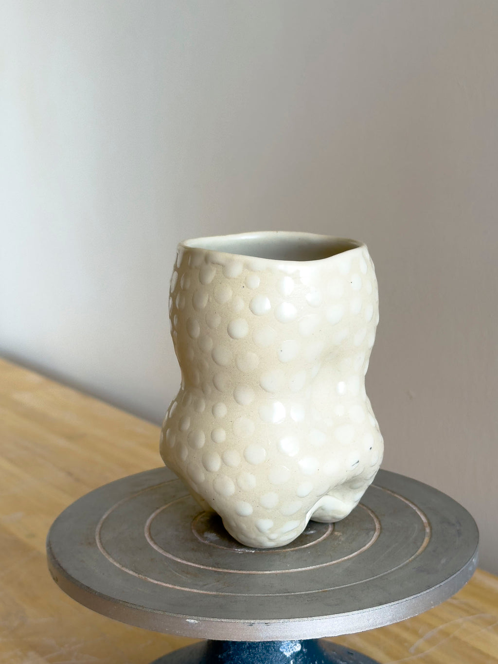 Handmade Cup - Frosted Earth Seloura #2 - Jordan King Clay