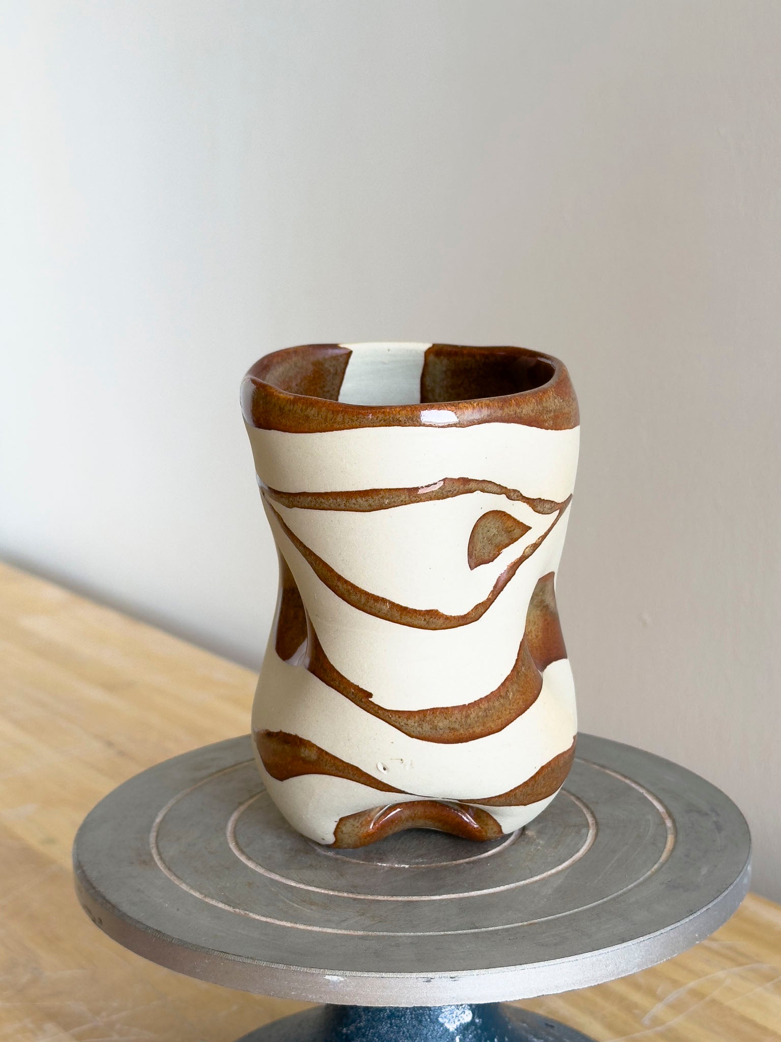 Handmade Cup - Auburn Petra Seloura #4 - Jordan King Clay