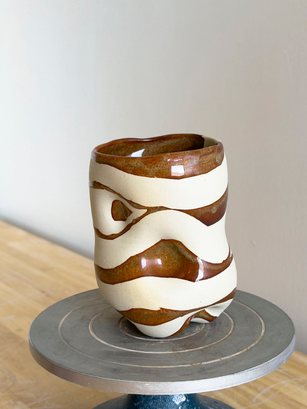 Handmade Cup - Auburn Petra Seloura #4 - Jordan King Clay