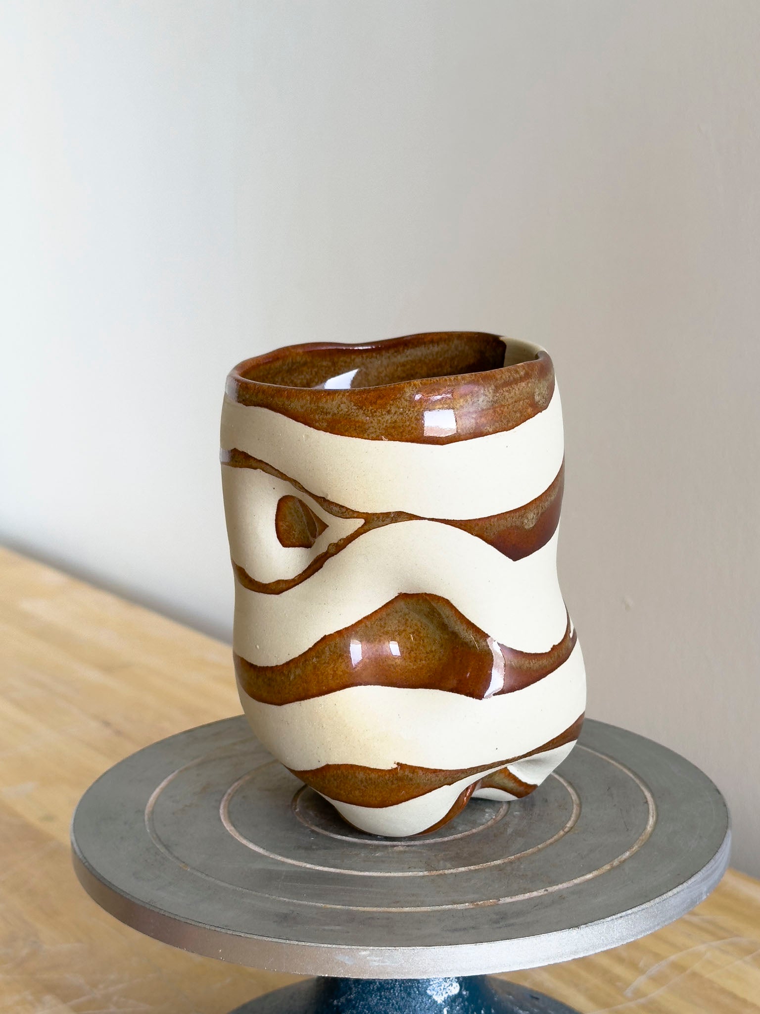 Handmade Cup - Auburn Petra Seloura #4 - Jordan King Clay