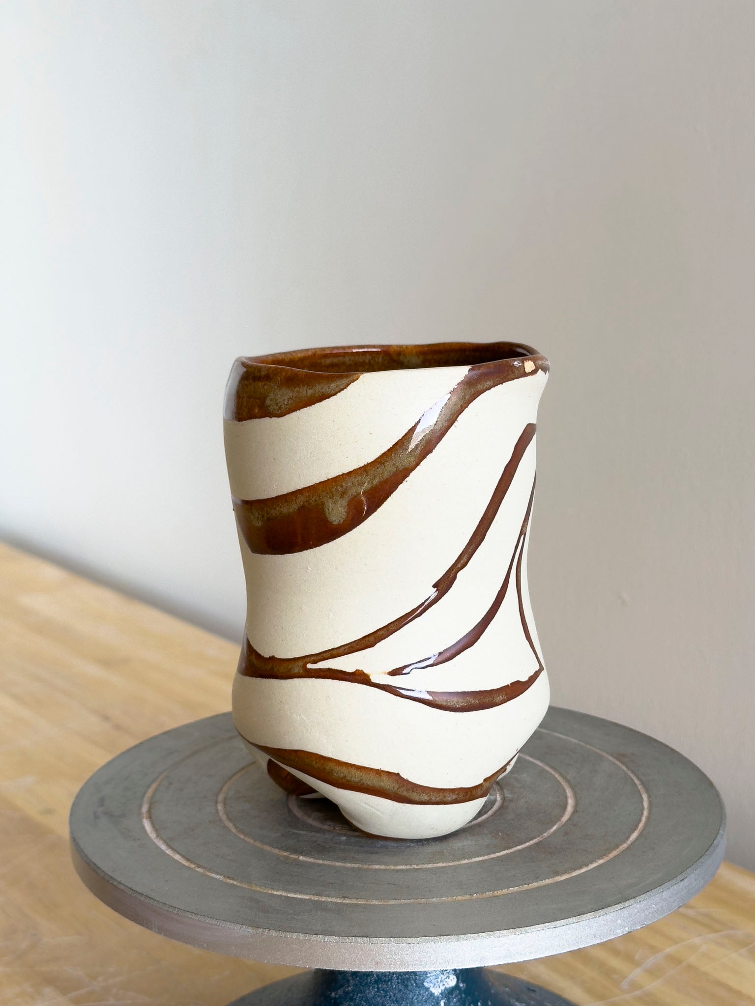 Handmade Cup - Auburn Petra Seloura #4 - Jordan King Clay