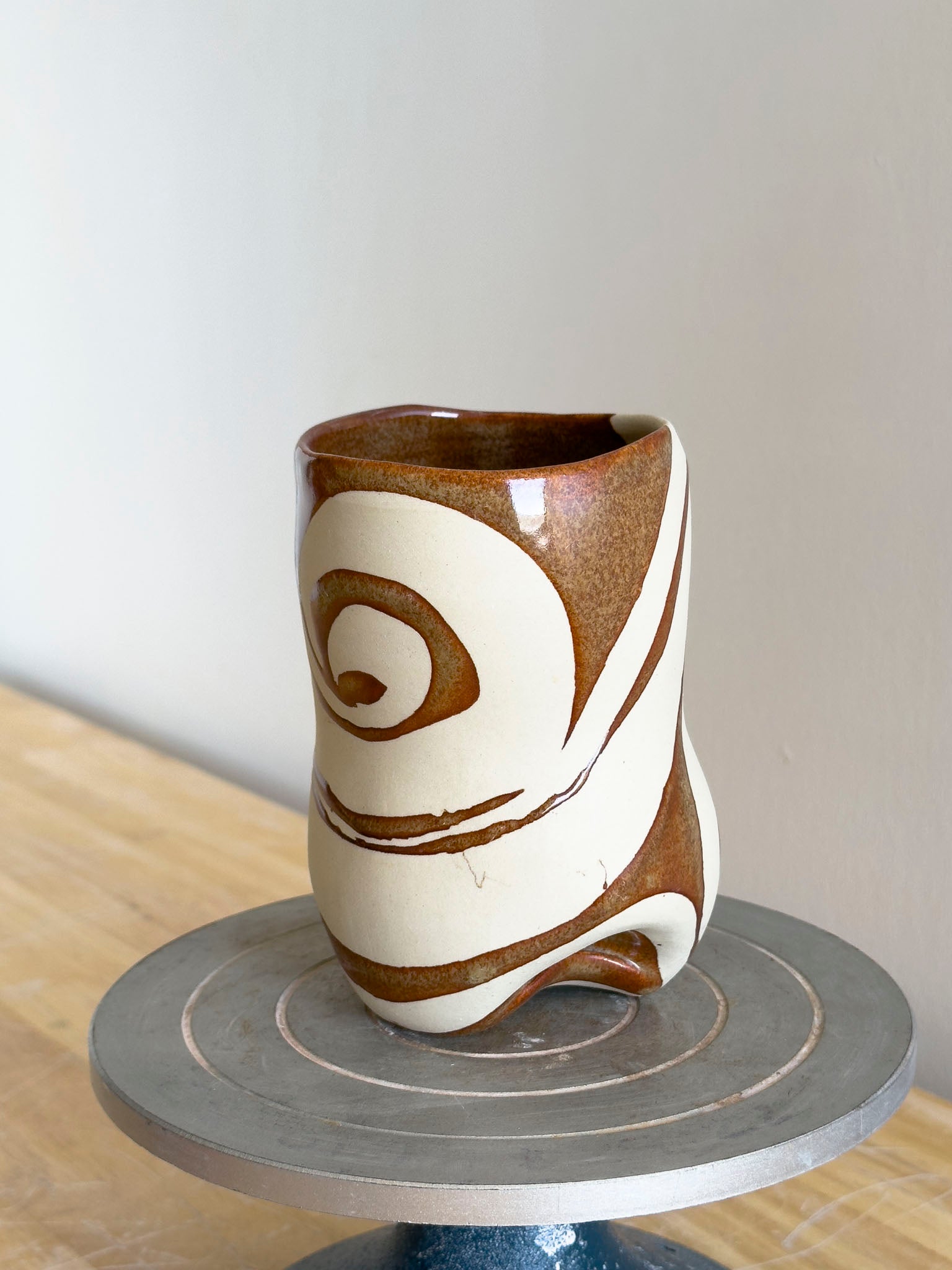 Handmade Cup - Auburn Petra Seloura #1 - Jordan King Clay