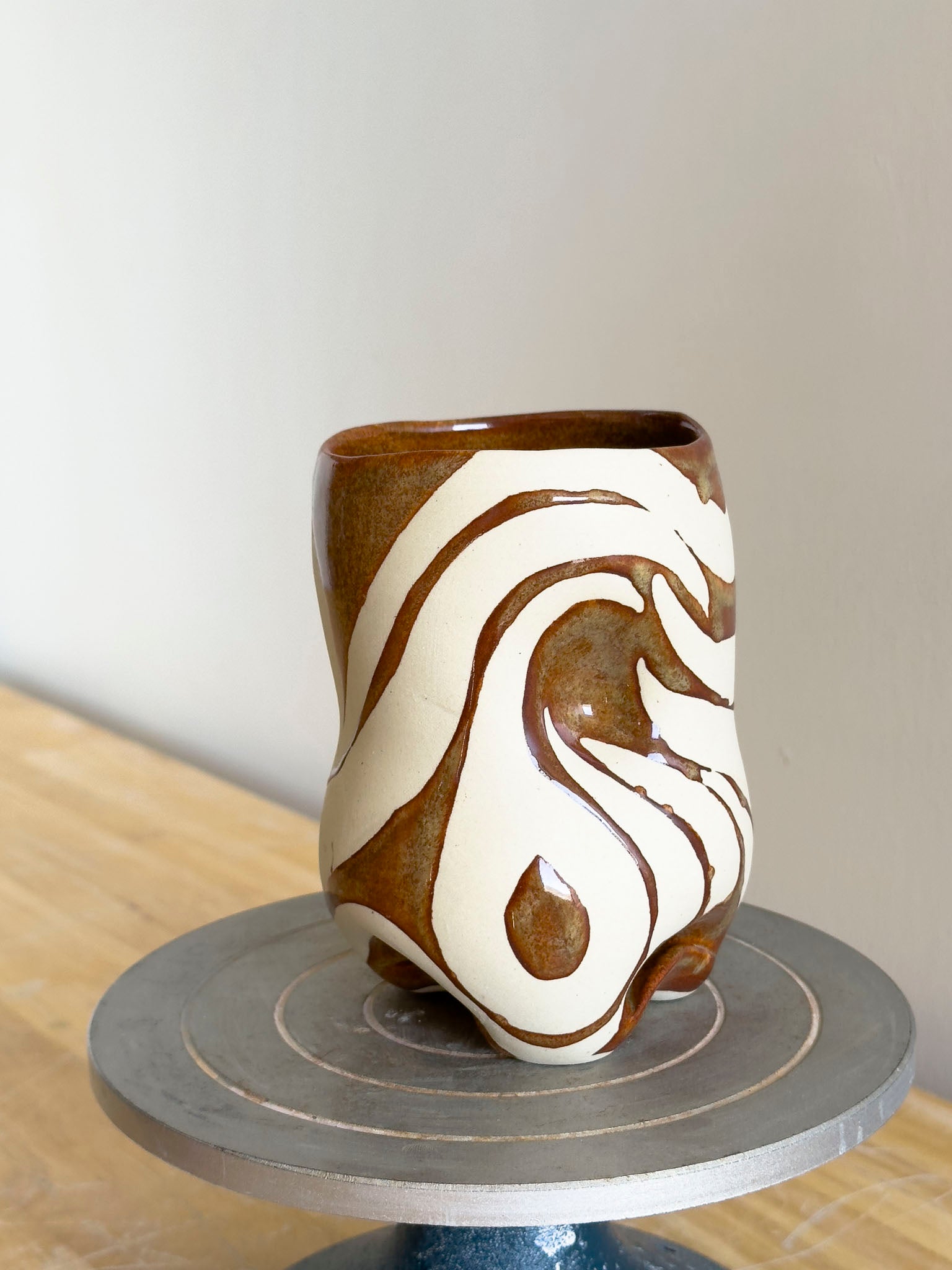 Handmade Cup - Auburn Petra Seloura #1 - Jordan King Clay