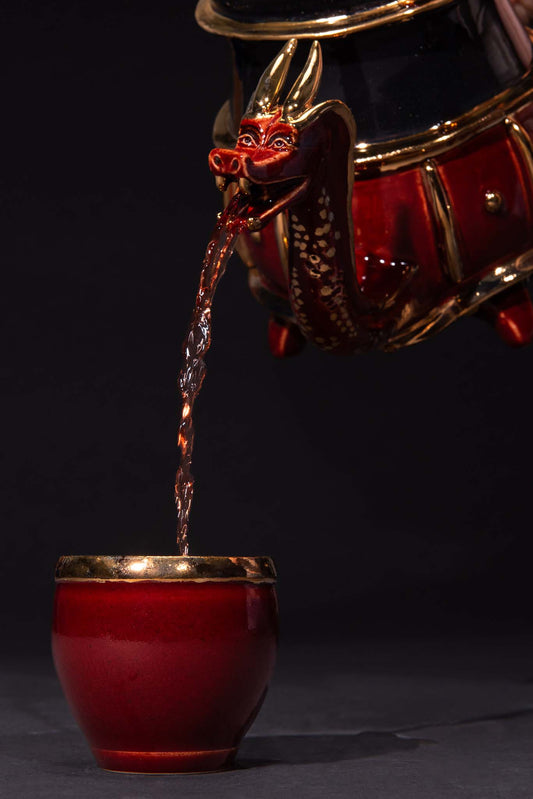 Uncle Iroh's Tea Set - Red Dragon