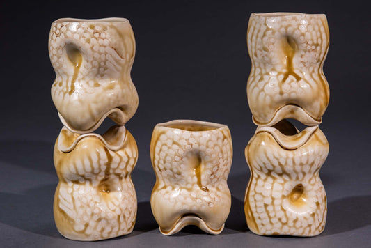 Seloura Ceramic Cup Set - Amber Ash
