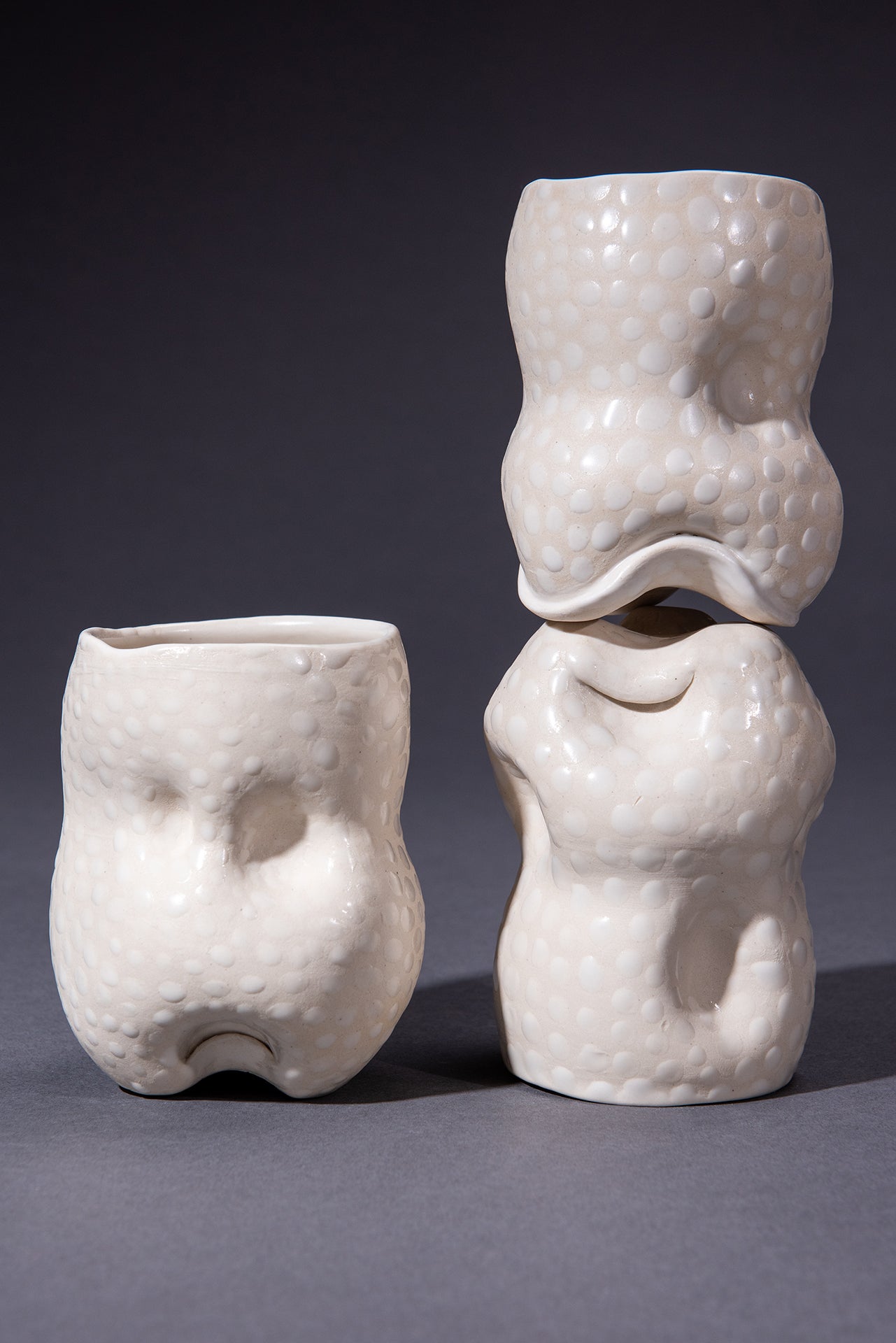 Seloura Ceramic Cup Set - Frosted Earth