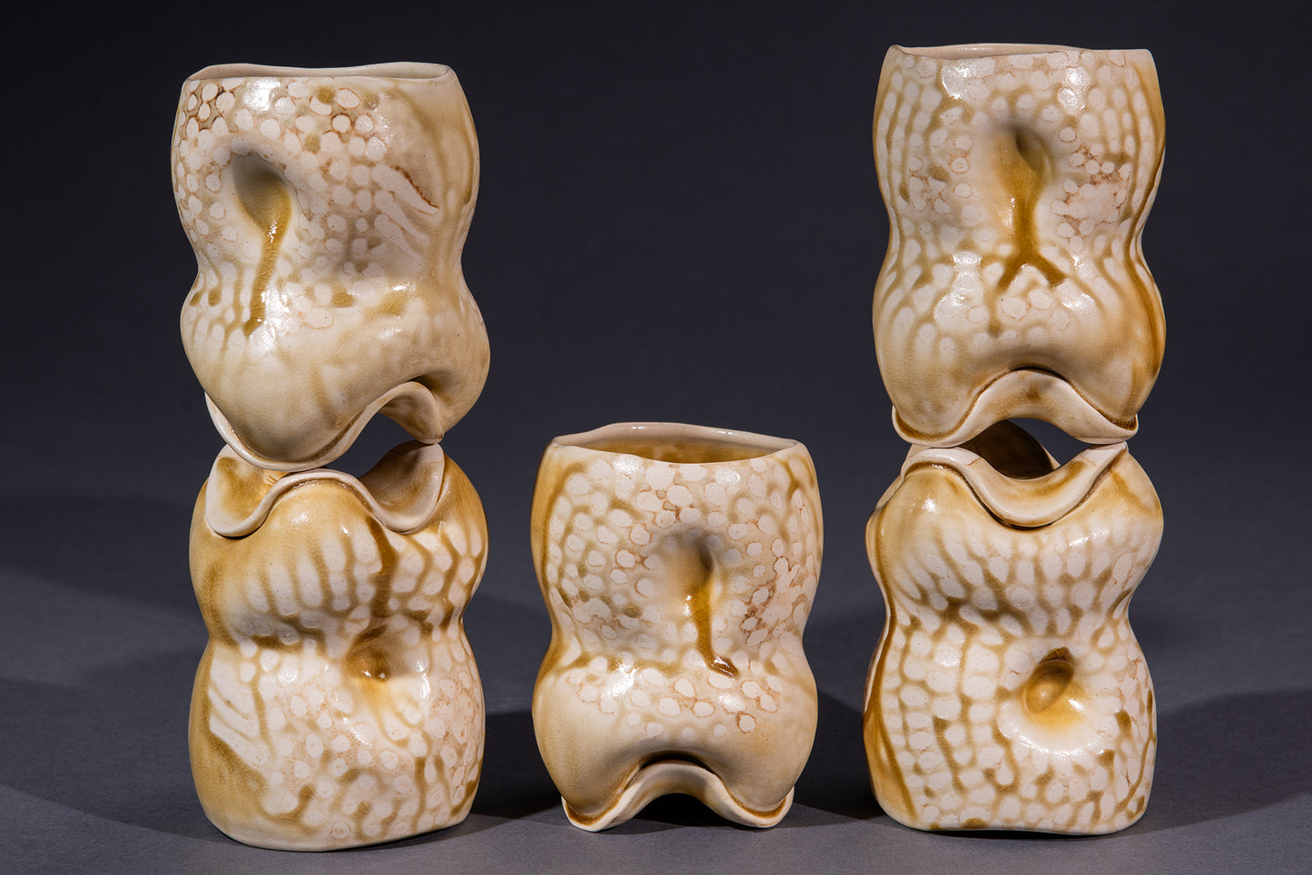 Seloura Ceramic Cup Set - Amber Ash