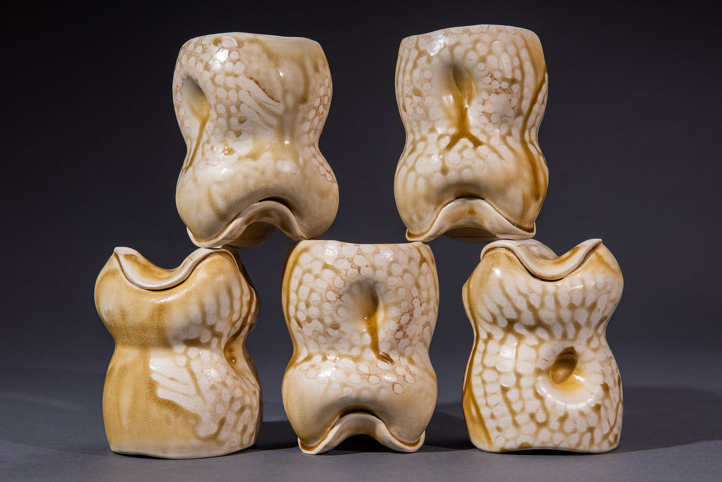 Seloura Ceramic Cup Set - Amber Ash