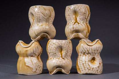 Seloura Ceramic Cup Set - Amber Ash