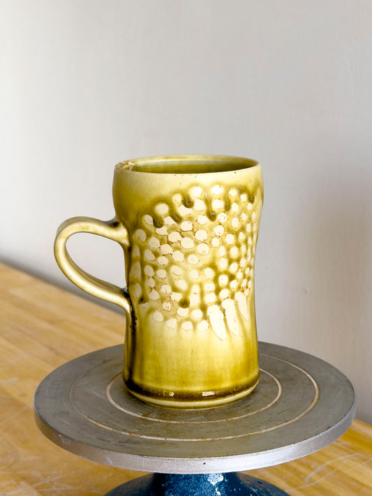 One of a kind handmade mug by Jordan King Clay